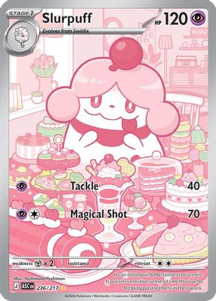 Slurpuff 236/217 - Holofoil ME Ascended Heroes - Illustration Rare ME: Ascended Heroes