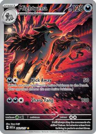 Mightyena 243/217 - Holofoil ME Ascended Heroes - Illustration Rare ME: Ascended Heroes