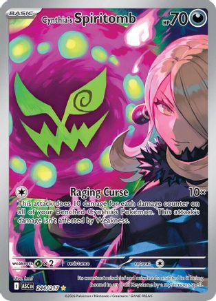 Cynthia's Spiritomb 244/217 - Holofoil ME Ascended Heroes - Illustration Rare ME: Ascended Heroes