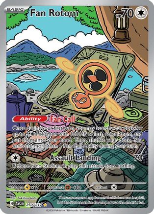 Fan Rotom 250/217 - Holofoil ME Ascended Heroes - Illustration Rare ME: Ascended Heroes