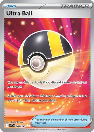 Ultra Ball 264/217 - Holofoil ME Ascended Heroes - Ultra Rare ME: Ascended Heroes