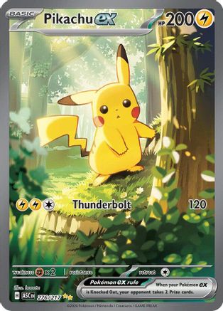 Pikachu ex 276/217 - Holofoil ME Ascended Heroes - Special Illustration Rare ME: Ascended Heroes