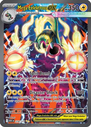 Mega Eelektross ex 278/217 - Holofoil ME Ascended Heroes - Special Illustration Rare ME: Ascended Heroes