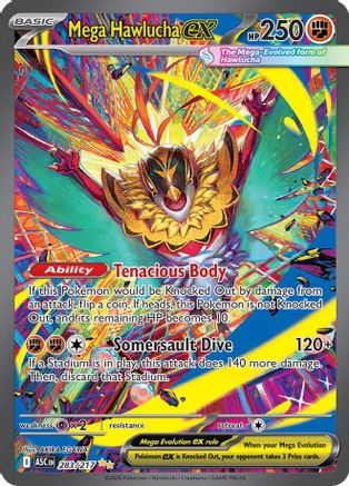 Mega Hawlucha ex 283/217 - Holofoil ME Ascended Heroes - Special Illustration Rare ME: Ascended Heroes