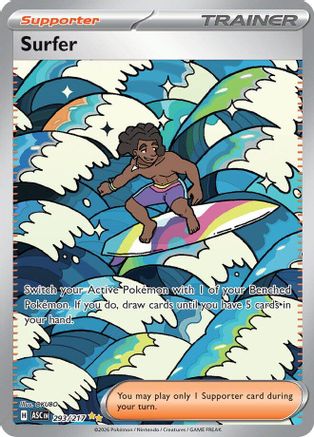 Surfer 293/217 - Holofoil ME Ascended Heroes - Special Illustration Rare ME: Ascended Heroes