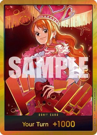 DON!! Card (Nami) (Gold) - Extra Booster: One Piece Heroines Edition Foil Extra Booster: One Piece Heroines Edition