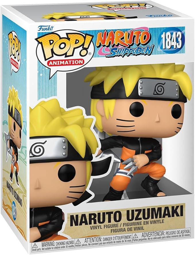Funko Pop! Animation: Naruto Shippuden - Naruto Uzumaki, Chance with Chase - Doe's Cards