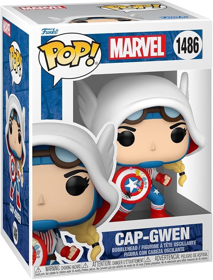 Funko Pop! Marvel: Spider-Gwen: Gwenverse - Cap-Gwen