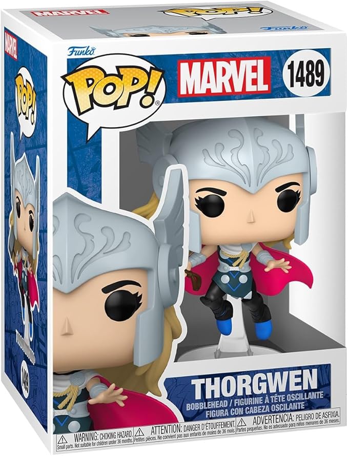 Funko Pop! Marvel: Spider-Gwen: Gwenverse - Thorgwen - Doe's Cards