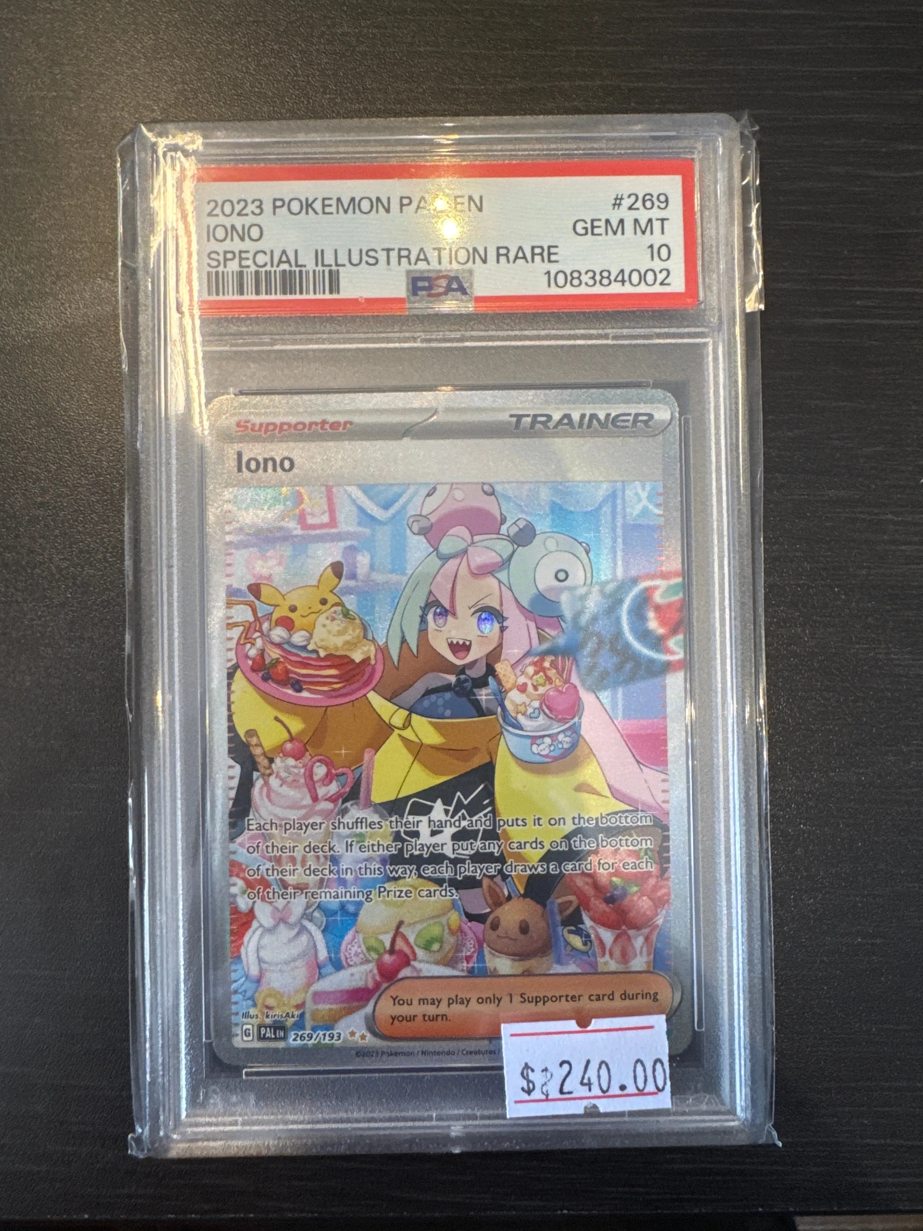 PSA 10 - 2023 POKEMON PAL EN-PALDEA EVOLVED #269 IONO SPECIAL ILLUSTRATION RARE - Doe's Cards