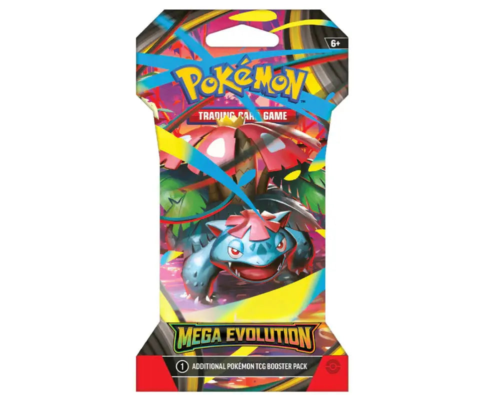 Pokémon TCG: Mega Evolution - Base Set - Sleeved Booster Pack - Doe's Cards