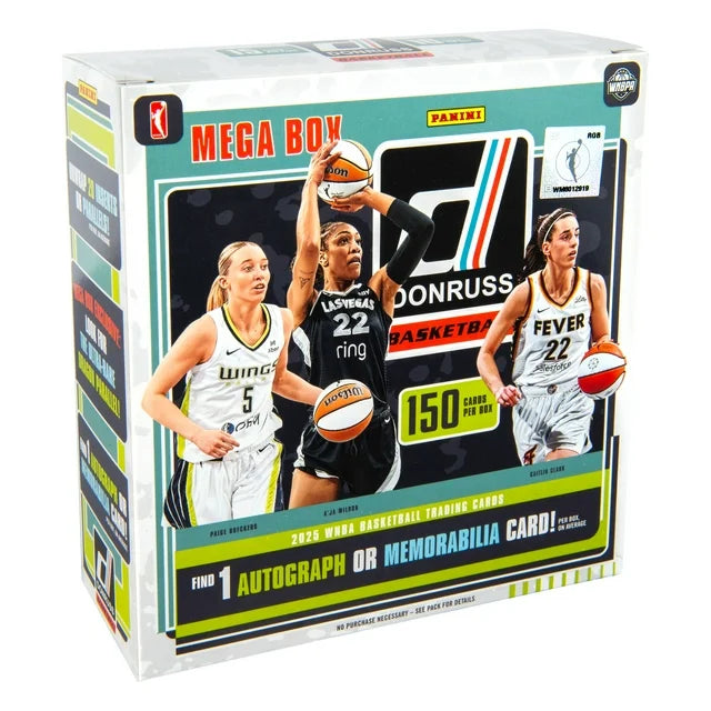 2025 Panini WNBA Donruss Trading Cards Mega Box