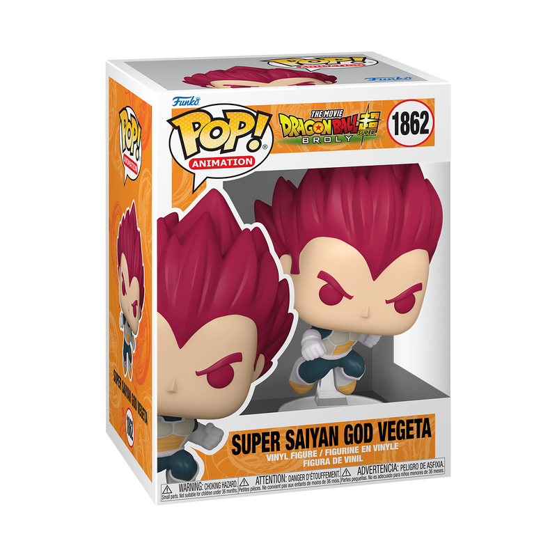Funko Pop! Super Saiyan God Vegeta (Punching) (Dragon Ball Super: Broly)