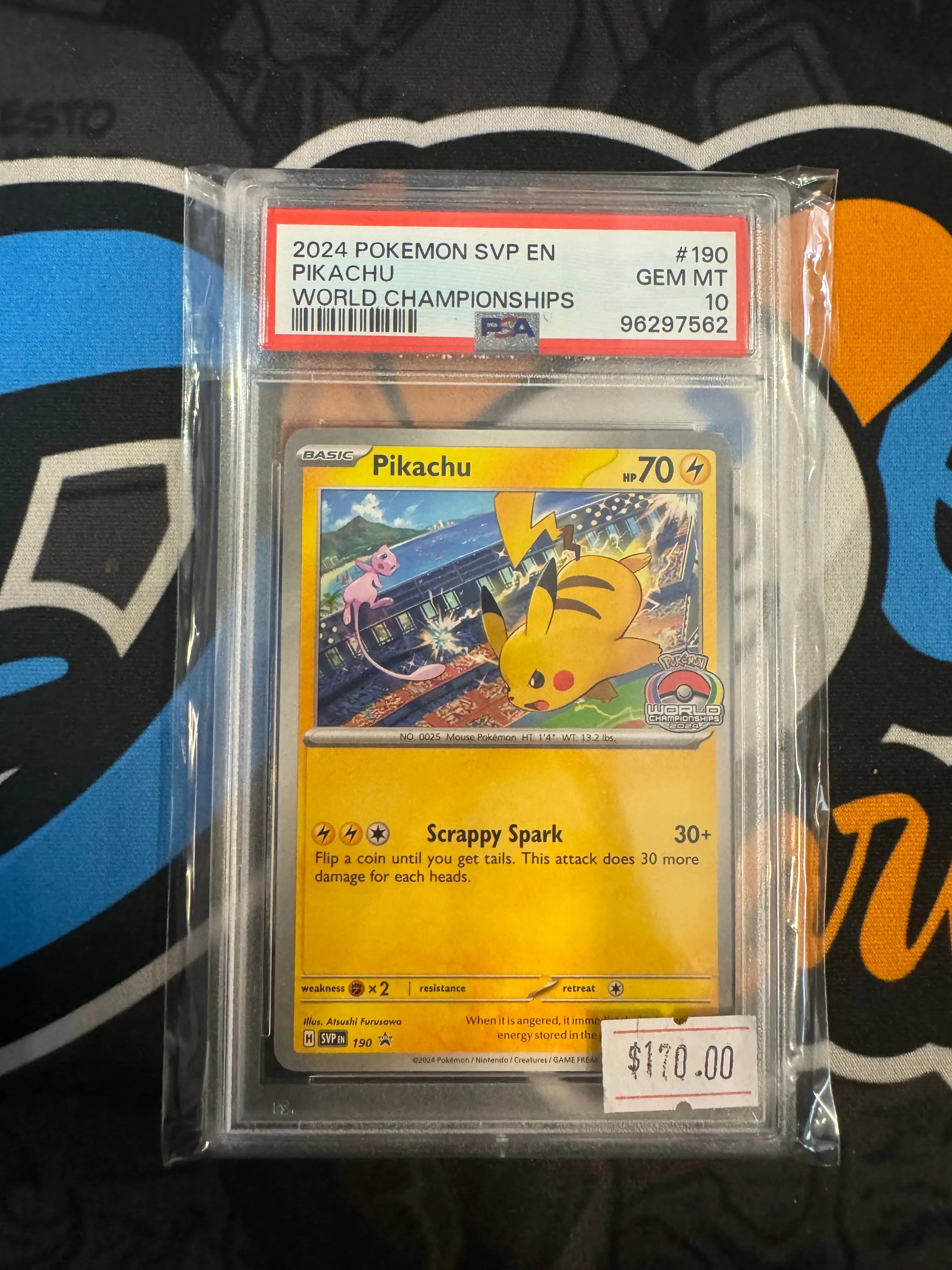 Psa 10 Pokemon Pikachu World championships - Doe's Cards
