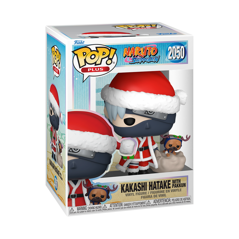 Funko Pop! Plus Kakashi Hatake with Pakkun (Holiday Outfit) - Doe's Cards