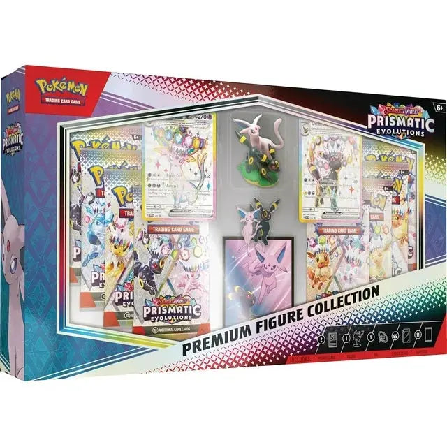 Pokemon TCG: Scarlet & Violet—Prismatic Evolutions Premium Figure Collection - Doe's Cards