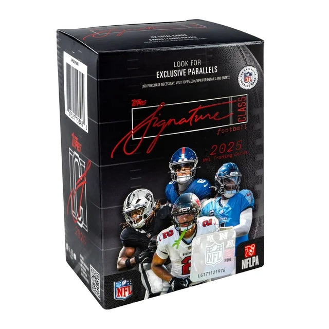 2025 Topps Signature class Football Trading Cards Value Box Doe's Cards