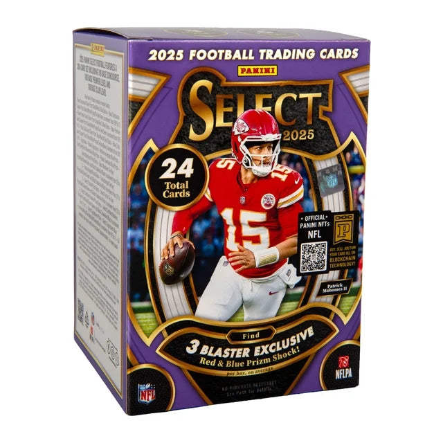 2025 Panini Select Football Trading Cards Blaster Box Doe's Cards
