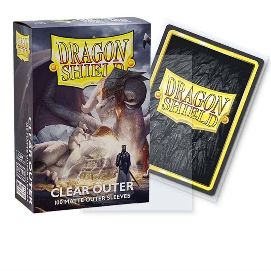 Dragon Shield - Outter Sleeve Matte Clear 100ct