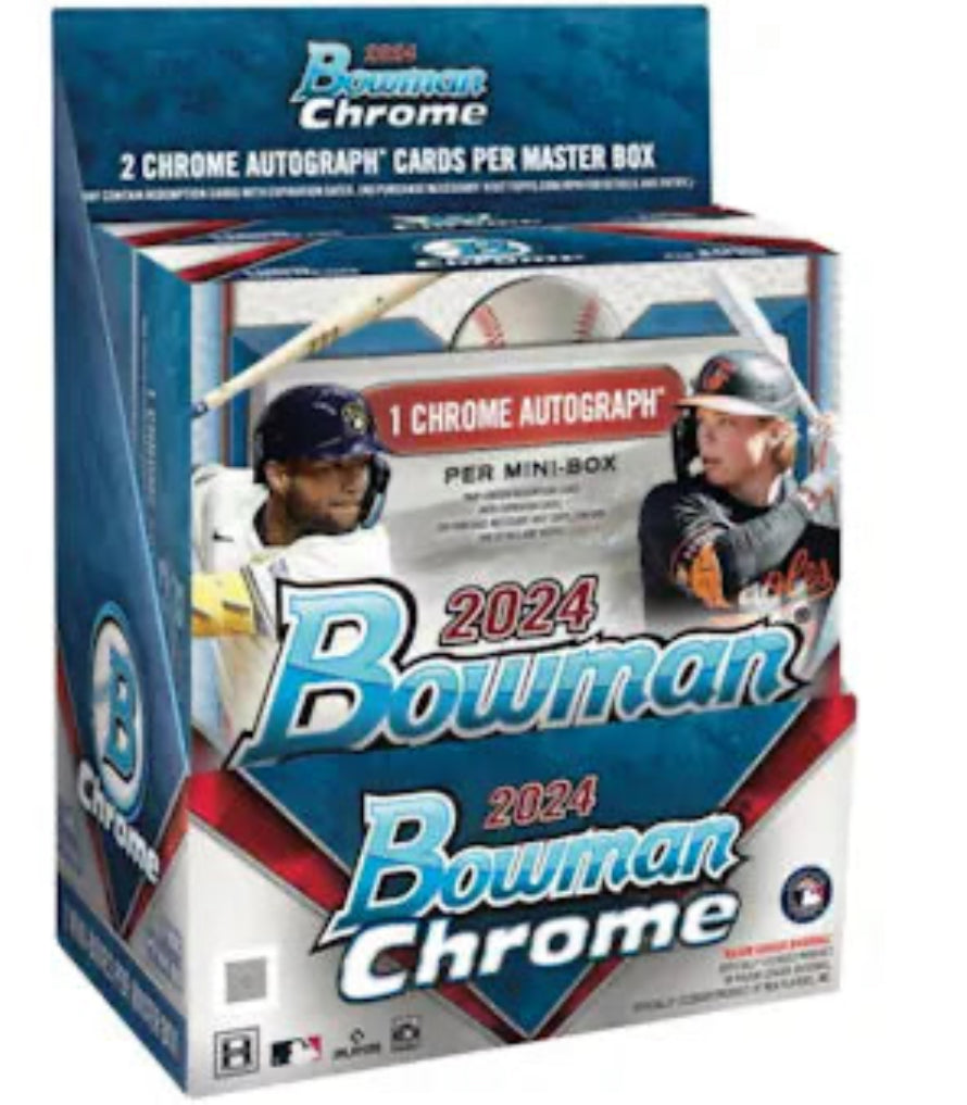2024 Bowman Chrome Baseball Hobby Box - Doe's Cards