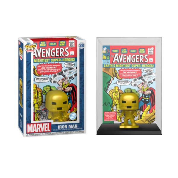 Funko Pop - The Avengers - Iron Man Issue #1 Pop! Comic Covers Vinyl Figure - Doe's Cards