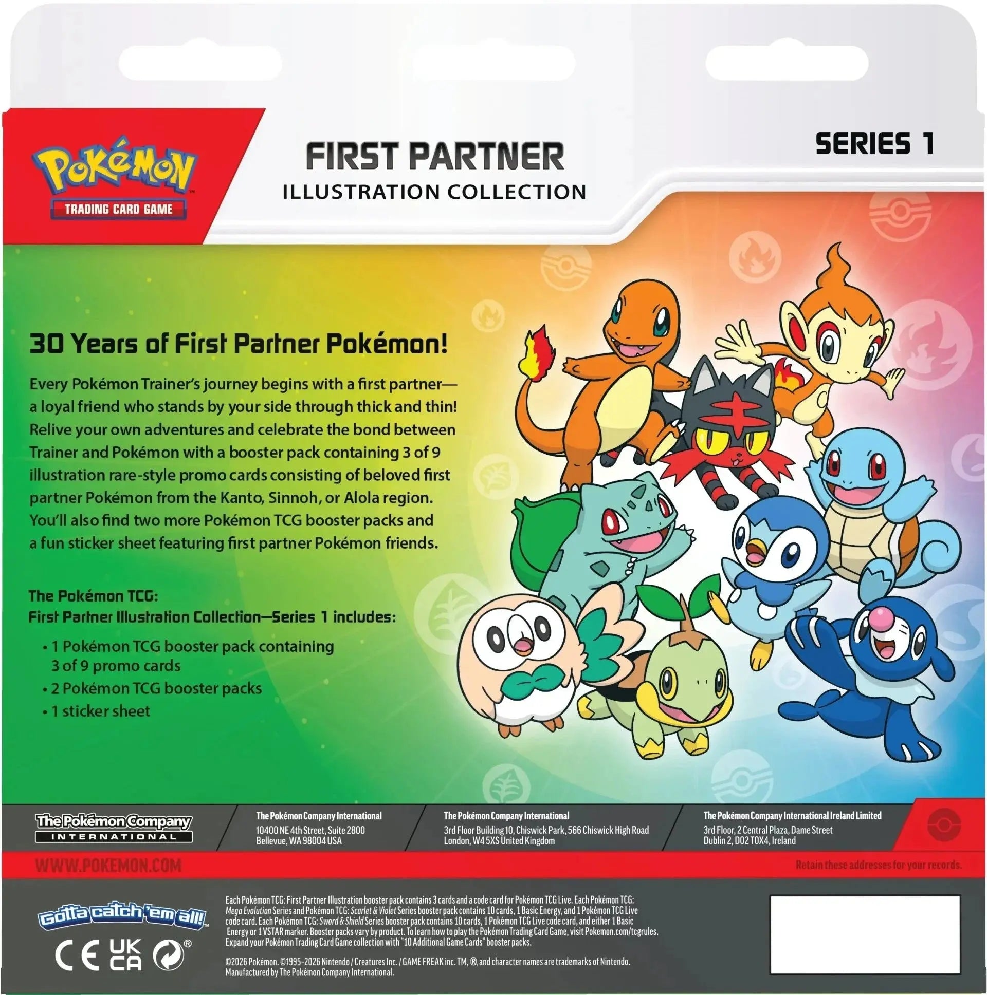 Pokemon Tcg - First Partner Illustration Collection - Series 1 (Pre Order) Doe's Cards