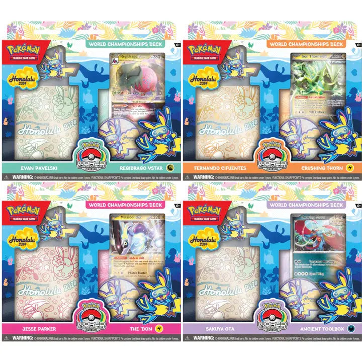Pokemon 2024 World Championship ( Set of 4 ) - Doe's Cards