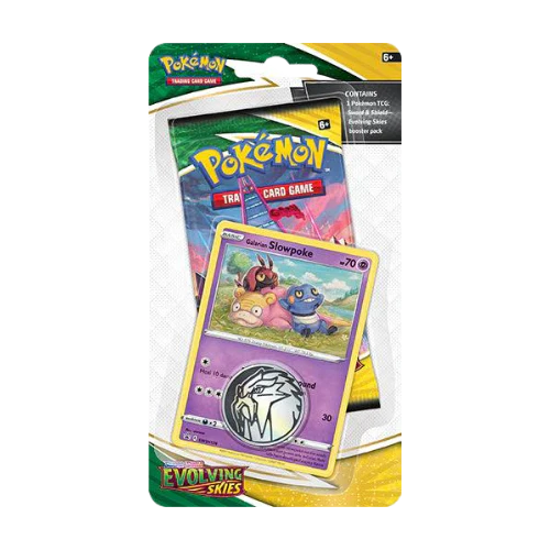 Pokemon SWSH Evolving Skies Checklane Blister - Galarian Slowpoke