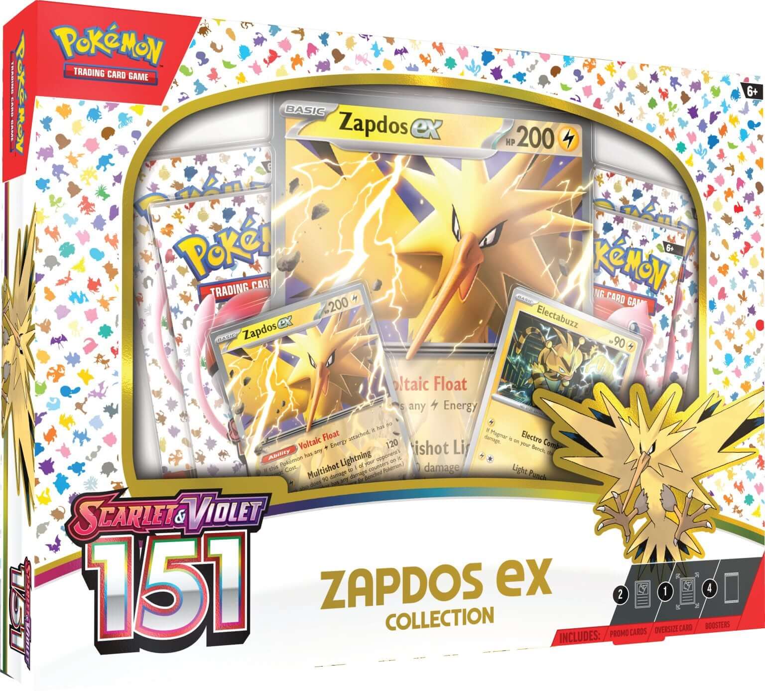 Pokemon TCG - Scarlet & Violet - 151 Zapdos EX Box