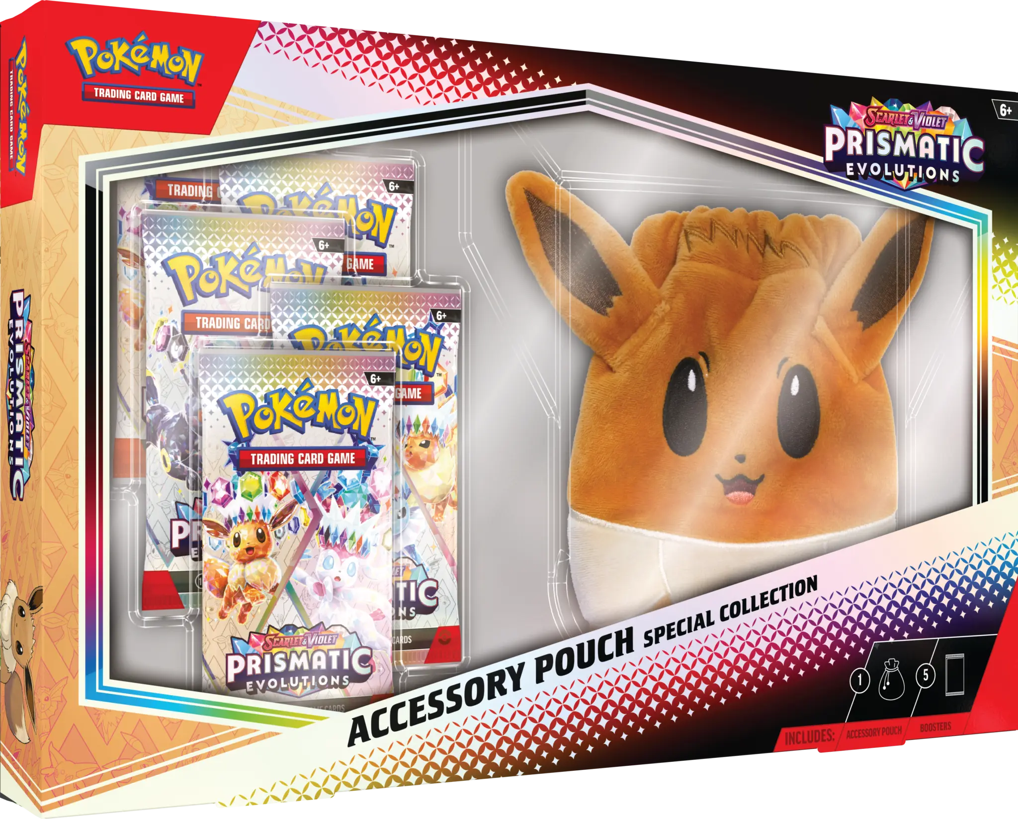 Pokemon Scarlet & Violet: Prismatic Evolutions Accessory Pouch Special Collection