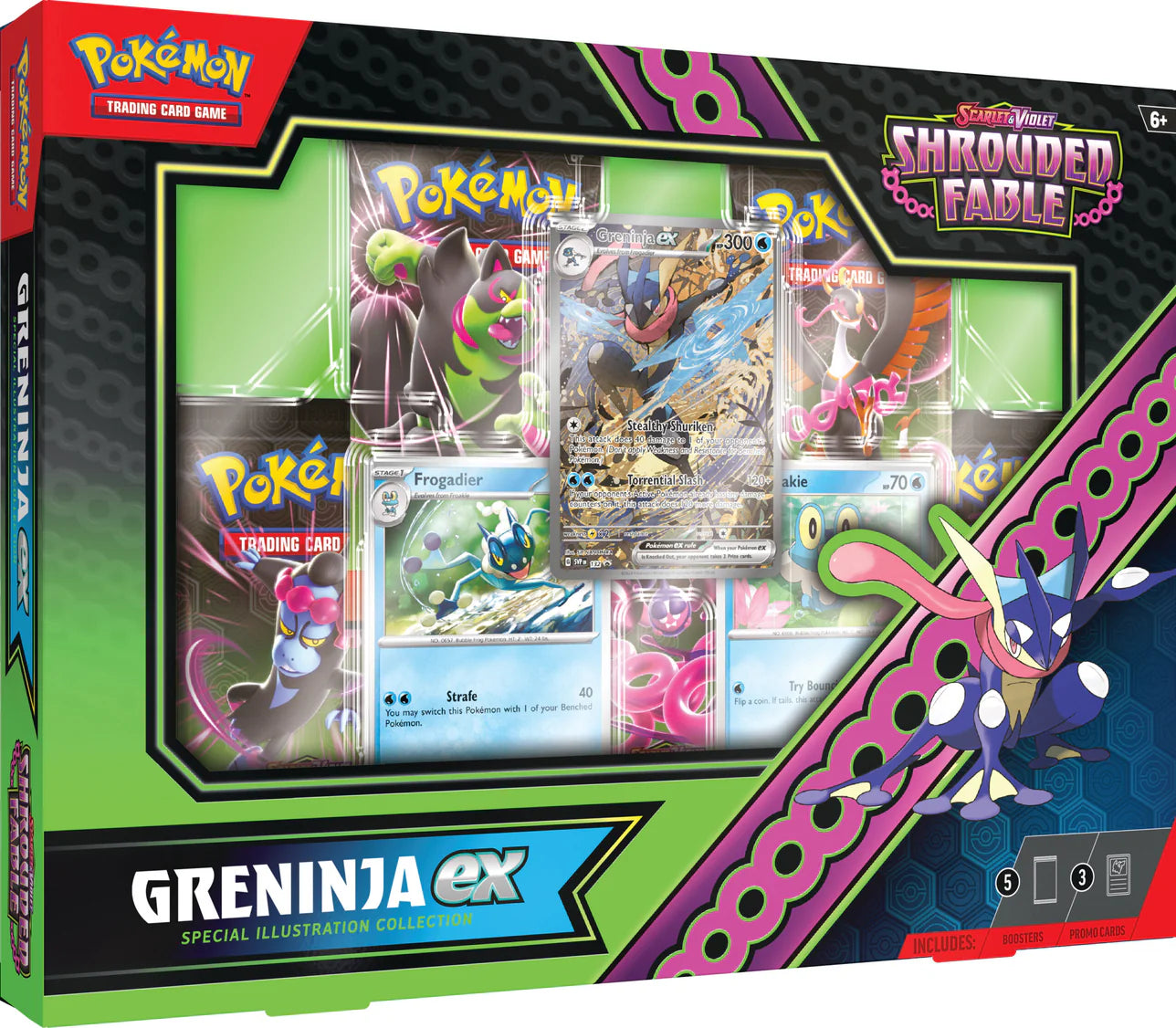 Scarlet & Violet: Shrouded Fable - Greninja ex Special Illustration Collection