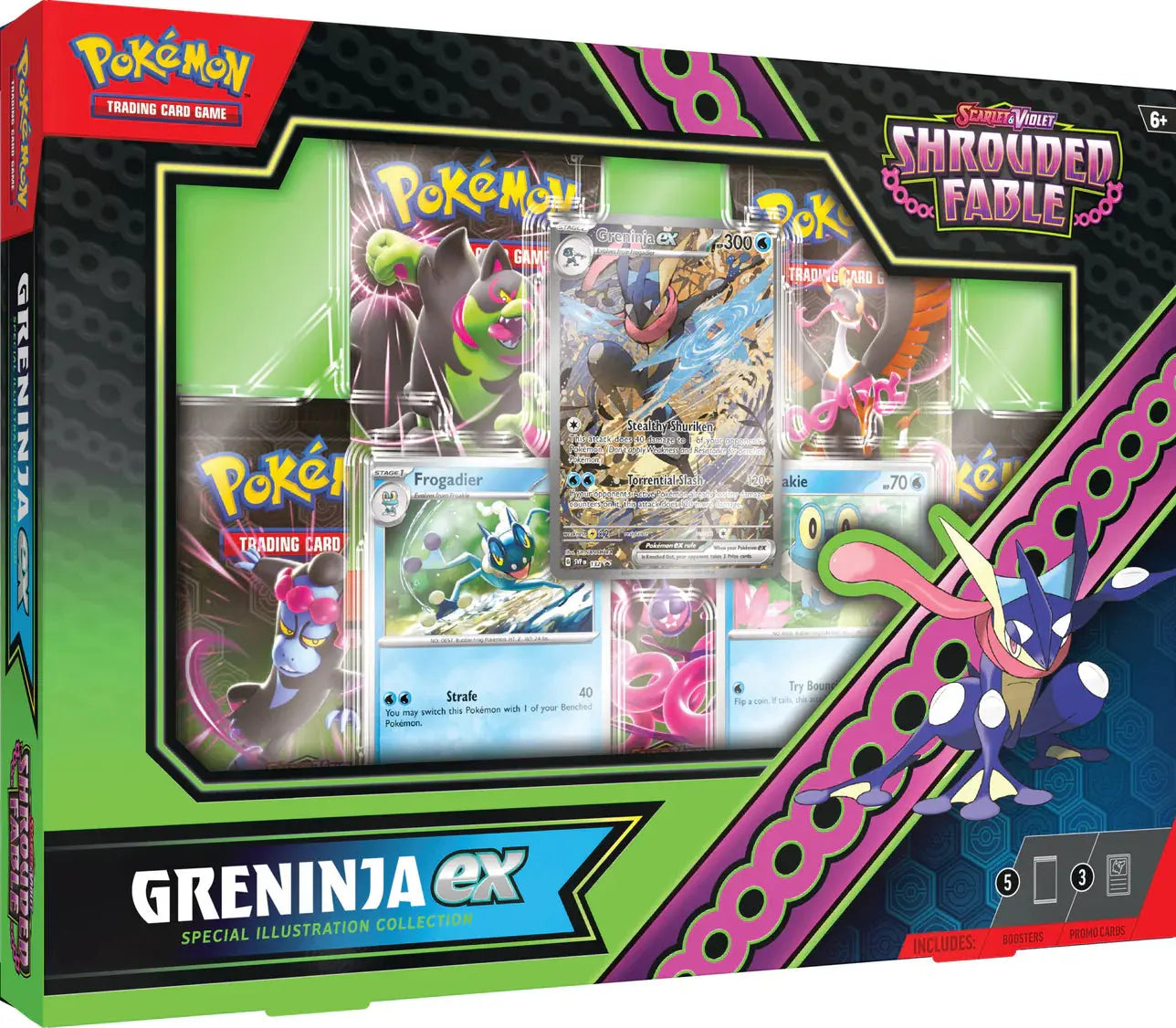 Scarlet & Violet: Shrouded Fable - Greninja ex Special Illustration Collection