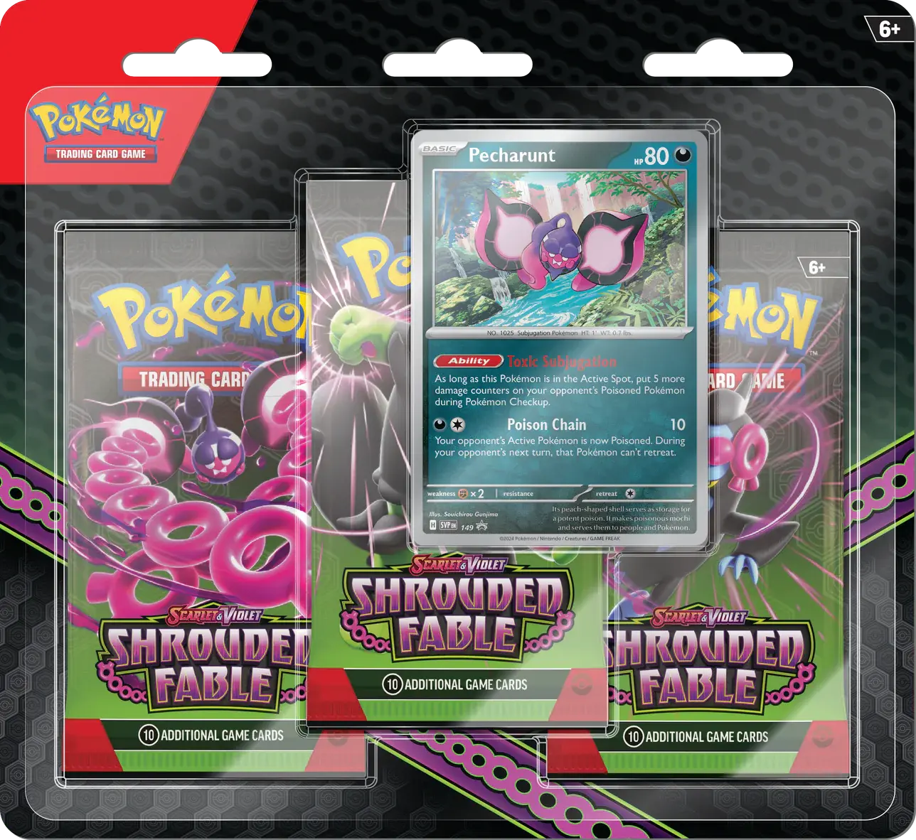 Scarlet & Violet: Shrouded Fable - Three-Booster Pack and Promo Card Blister