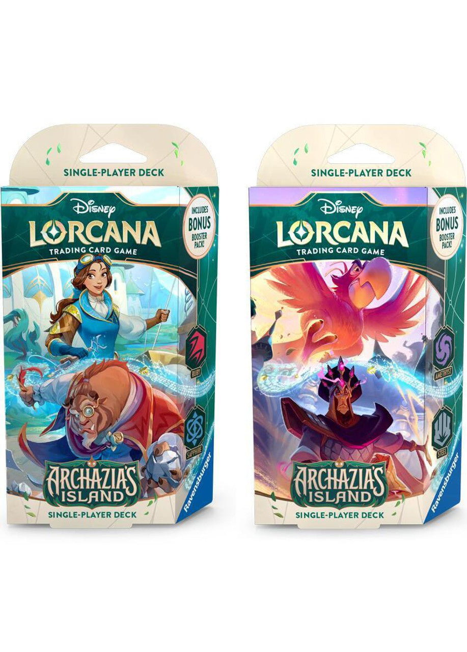 Disney Lorcana: Archazia's Island - Starter Decks - Set of 2 - Doe's Cards