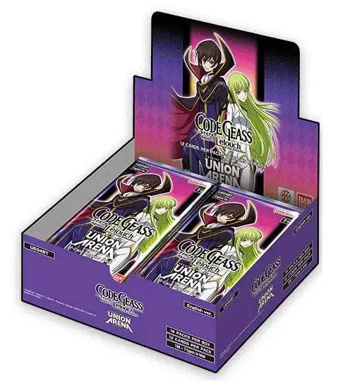 Union Arena TCG: Code Geass Lelouch of The Rebellion Vol 2 Booster Box - Doe's Cards