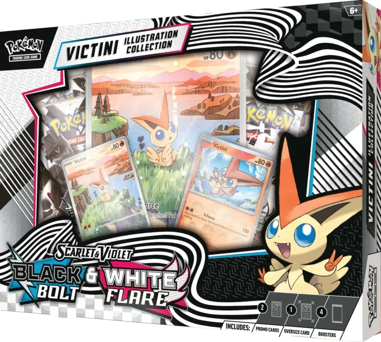 Pokemon Scarlet & Violet - Black Bolt & White Flare - Unova Victini Illustration Collection