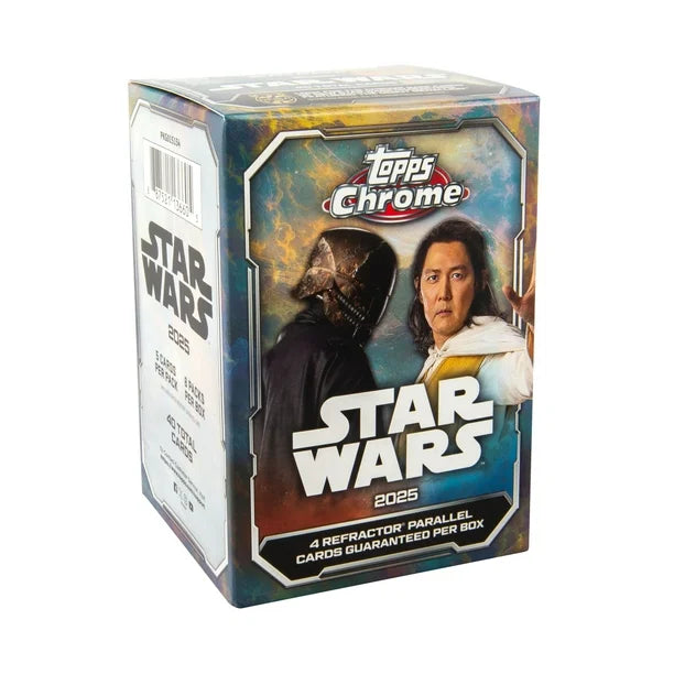 2025 Topps Trading Cards Star Wars Chrome Blaster Box - Doe's Cards
