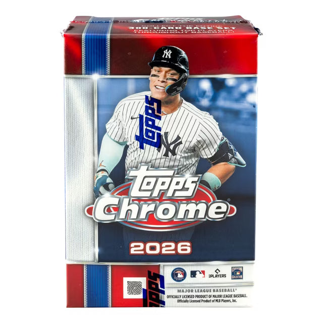 2026 Topps Chrome Baseball Trading Cards Blaster Box Doe's Cards
