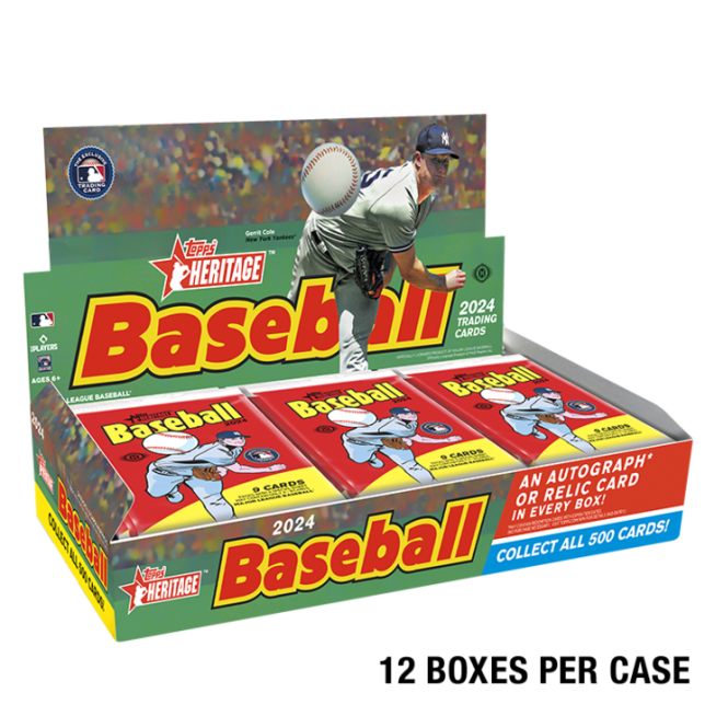 2024 Topps Heritage Baseball - Hobby Box