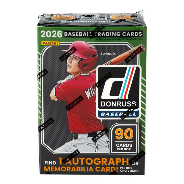 2026 Panini Donruss Baseball Trading Card Blaster Box Doe's Cards
