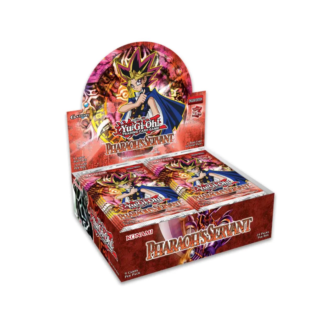 YuGiOh Trading Card Game Pharaoh's Servant 25th Anniversary Booster Box - Doe's Cards