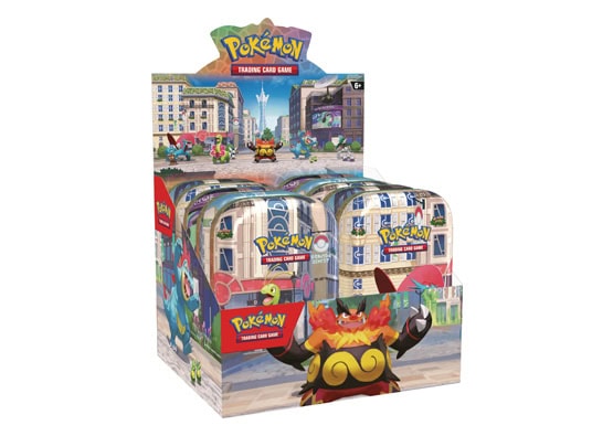 Pokemon Tcg: Lumiose City Mini Tin Display Doe's Cards