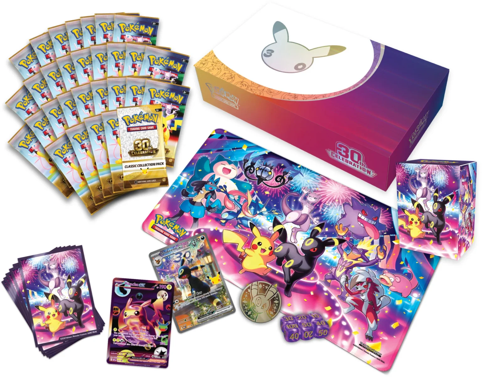 Pokemon TCG: 30th Celebration - Ultra Premium Collection - NIGHT ( Preorder ) Doe's Cards