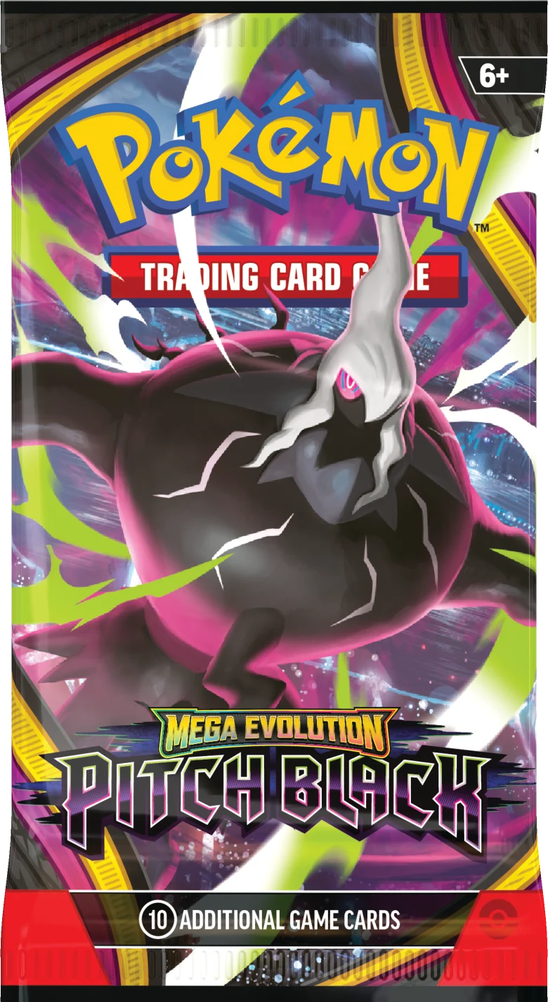Pokemon - Mega Evolution - Pitch Black - Sleeved Booster Pack (Pre Order) Doe's Cards