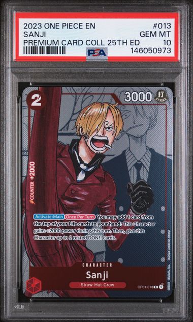 2023 ONE PIECE PREMIUM CARD COLLECTION 25TH EDITION #013 SANJI Doe's Cards