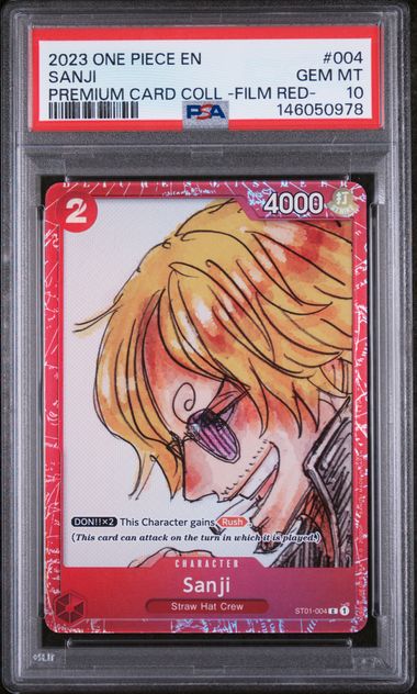 2023 ONE PIECE PREMIUM CARD COLLECTION -ONE PIECE FILM RED- #004 SANJI Doe's Cards