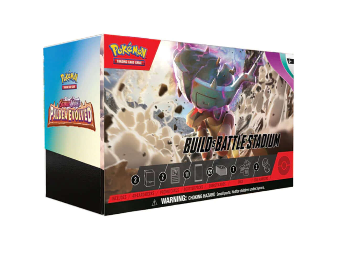 Pokemon TCG: Scarlet & Violet-Paldea Evolved build and battle stadium - Doe's Cards