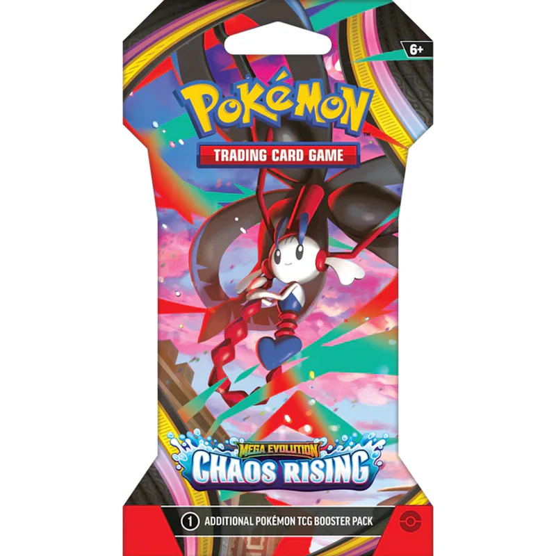 Pokémon TCG: Mega Evolution - Chaos Rising - Sleeved Booster Pack (Pre Order) Doe's Cards