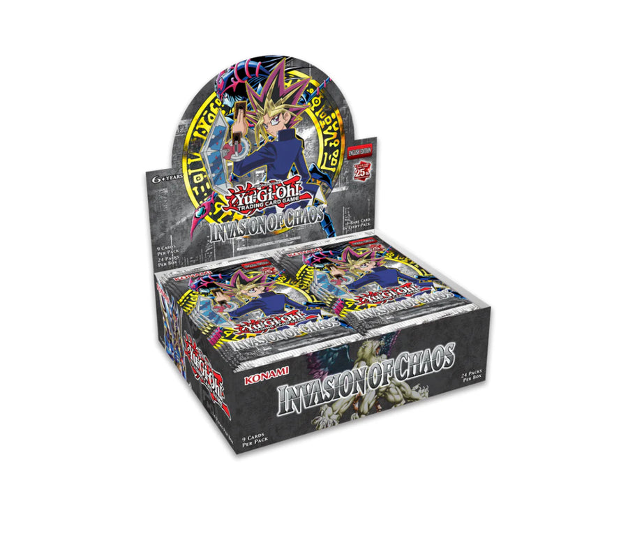 YuGiOh Trading Card Game Invasion of Chaos 25th Anniversary Booster Box
