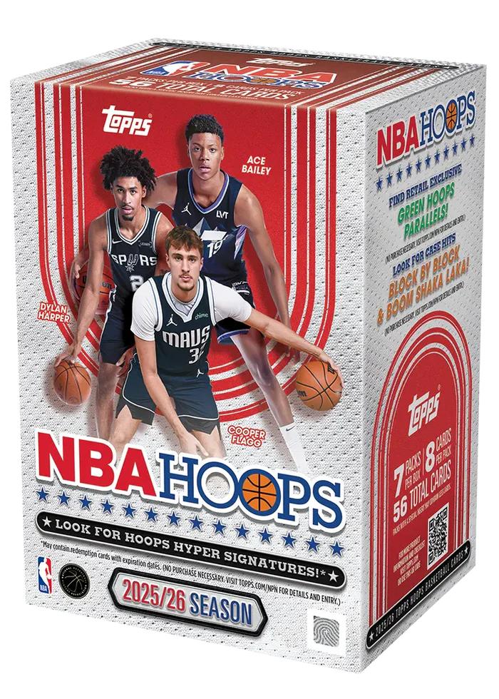 2025-26 Topps Basketball Hoops Value Box Doe's Cards